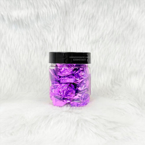 Purple Crushed Foil